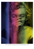 marilyn monroe colorfull screen print home decor yellow green pink red blue