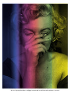 marilyn monroe colorfull screen print home decor yellow green pink red blue