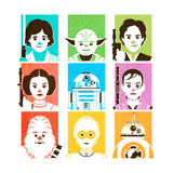 star wars poster full color limited edition screenprint 